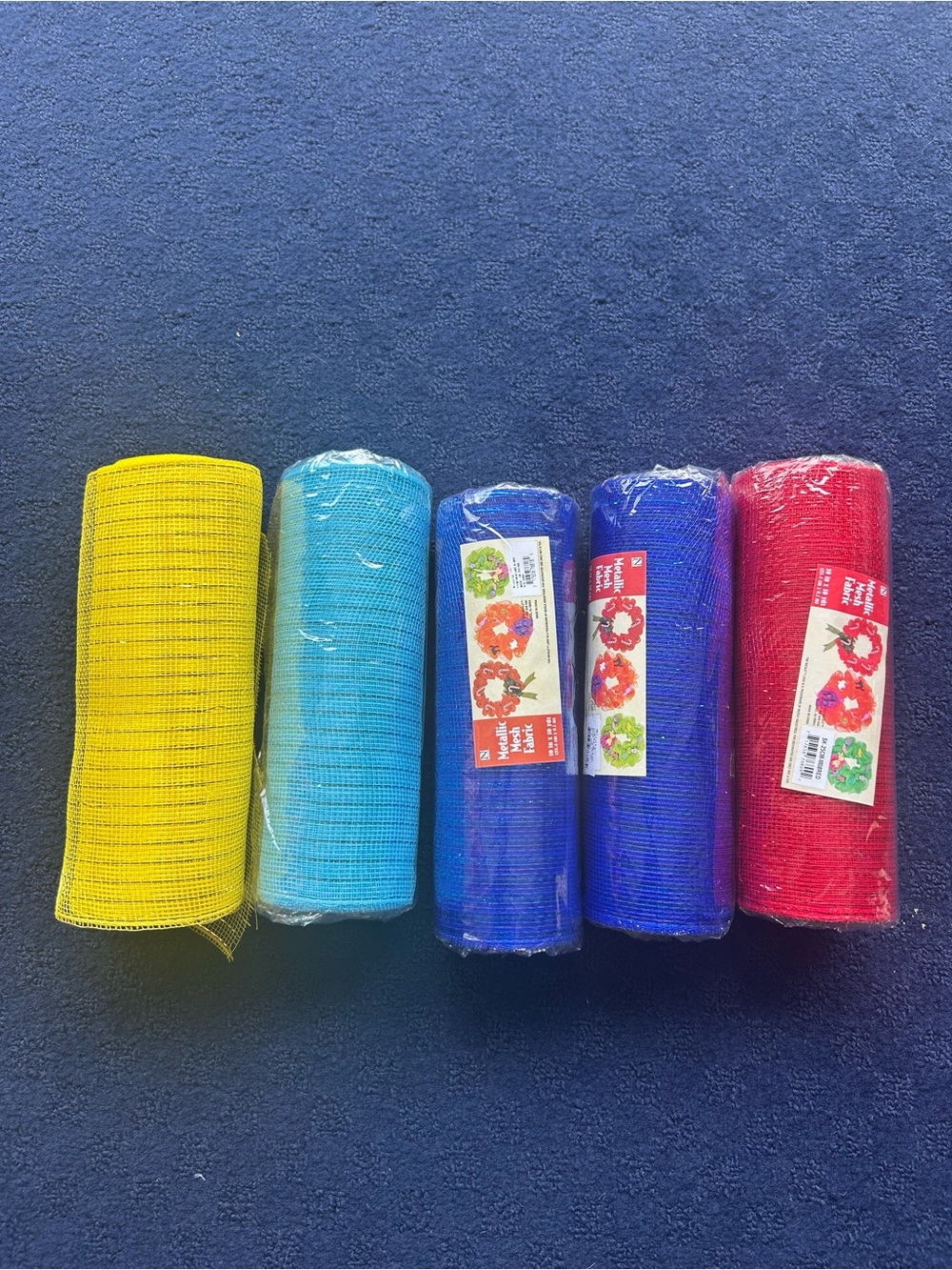 Metallic Mesh Fabric Roll -